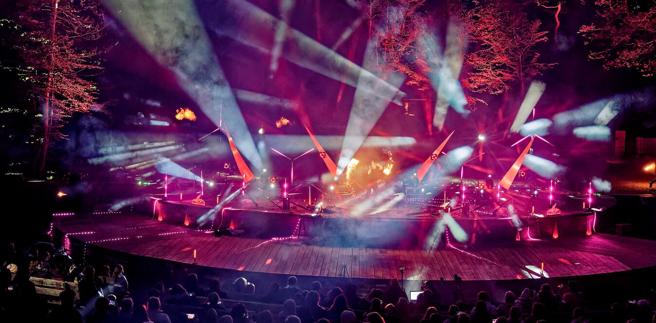 Foto zu Licht- und Feuershow