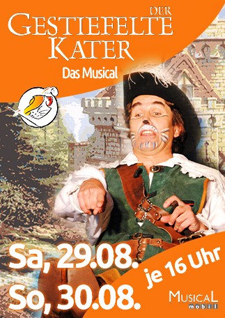 Plakat Der gestiefelte Kater Das Musical